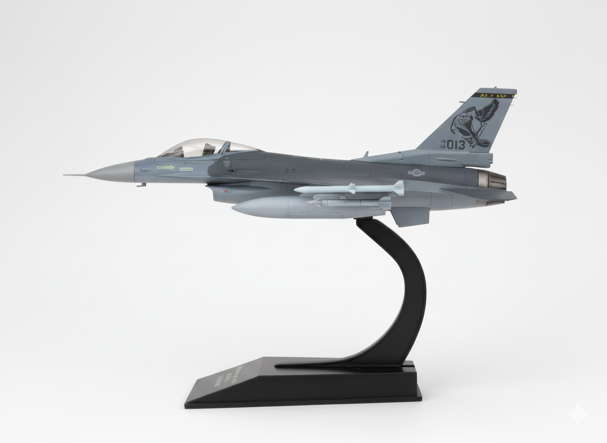 F-16 Fighting Falcon Model with Display Stand - Image 4